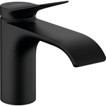 Смеситель для раковины Hansgrohe Vivenis с донным клапаном, черный матовый (75010670)