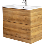 Тумба с раковиной BelBagno Albano 90 rovere rustico напольная (ALBANO-900-2C-PIA-RR, BB900/455-LV-MR-ALR)