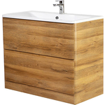 Тумба с раковиной BelBagno Albano 100 rovere rustico напольная (ALBANO-1000-2C-PIA-RR, BB1000/455-LV-MR-ALR)