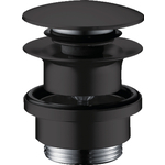 Донный клапан Hansgrohe Push-open черный матовый(50100670)