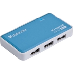 USB разветвитель Defender Quadro Power USB2.0, 4 порта (83503)