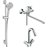 Комплект смесителей Hansgrohe Logis универсальный (71402000, 71222000, 26275000)