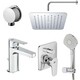 Комплект смесителей Ideal Standard Esla с душем (BD002X)