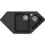 Кухонная мойка Ulgran U-409 ультра-черный (U-409-344)