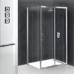 Душевой уголок BelBagno Uno AH-1 120х80 правый, рифленый Punto, с поддоном, хром (UNO-AH-1-120/80-P-Cr, TRAY-BB-AH-120/80-15-W-R)