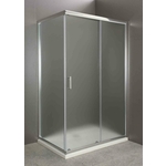 Душевой уголок BelBagno Uno AH-1 100х80 правый, рифленый Punto, с поддоном, хром (UNO-AH-1-100/80-P-Cr, TRAY-BB-AH-100/80-15-W-R)