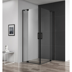 Душевой уголок Cezares Slider A-2 80-70х80-70 прозрачный, черный (SLIDER-A-2-70/80-C-NERO)