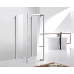 Душевой уголок Cezares Molveno BA2 90x80 прозрачный, хром (MOLVENO-BA2-90/80-C-Cr-IV)