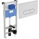 Инсталляция для унитаза Ideal Standard Prosys с клавишей OLEAS P1, хром (R0309AA)