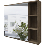 Зеркальный шкаф Grossman Форта 80х70 темный дуб галифакс (2080022)