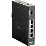 Коммутатор D-Link DIS-100G-5PSW/A1A 4G 1SFP 4PoE+ 120W неуправляемый