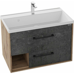 Тумба под раковину Grossman Реал 79х44 веллингтон/бетон (108009)