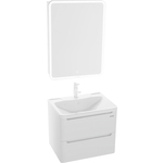 Мебель для ванной Grossman Адель 60х45 два ящика, белая