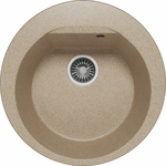 Кухонная мойка Polygran Atol 520 №302 песочный (627475)