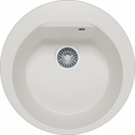 Кухонная мойка Polygran Atol 520 №36 белый хлопок (627451)