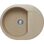 Кухонная мойка Polygran Atol 620 №302 песочный (678989)