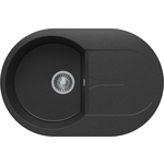Кухонная мойка Polygran Atol 760 №16 черный (679016)