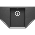 Кухонная мойка Polygran Riff 800 №16 черный (679078)