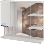 Зеркало-шкаф Mixline Этьен 80 левый, с подсветкой (4640030869831)