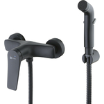 Гигиенический душ Lemark Bronx с гигиенической лейкой, черный (LM3718BL)