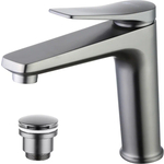 Смеситель для раковины Lemark Bronx графит (LM3737GM)