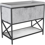 Тумба под раковину Mixline Бруклин 96,5х43 бетон (4630099745153)