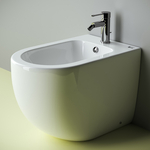 Биде напольное Ceramicanova Metropol белое (CN4005)