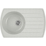 Кухонная мойка GreenStone GRS-23-310 серый, с сифоном