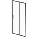 Душевая дверь Am.Pm Gem 100х195 прозрачная, черная матовая (W90G-100-1-195BT)