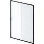 Душевая дверь Am.Pm Gem 150х195 прозрачная/матовая, черная матовая (W90G-150-1-195BM)