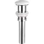 Донный клапан Ceramicanova Click-clack с керамической накладкой, белый (CN2000)