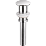 Донный клапан Ceramicanova Click-clack с керамической накладкой, белый матовый (CN2000MW)