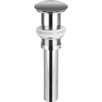 Донный клапан Ceramicanova Click-clack с керамической накладкой, антрацит (CN2000MH)