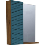 Зеркало-шкаф Grossman Альба 65х75 левый, веллингтон/бриз (206502)