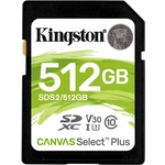 Флеш карта Kingston SDXC 512Gb Class10 SDS2/512GB Canvas Select Plus w/o adapter (SDS2/512GB)