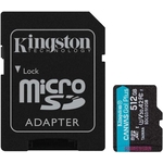 Флеш карта Kingston microSDXC 512Gb Class10 SDCG3/512GB Canvas Go! Plus + adapter (SDCG3/512GB)