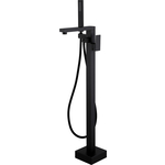 Смеситель для ванны Abber Daheim напольный, черный матовый (AF8215B)