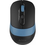 Мышь A4Tech Fstyler FB10C черный/синий оптическая (2400dpi) беспроводная BT/Radio USB (4but) (FB10C ASH BLUE)