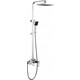 Душевая система Abber Wasserfall с изливом, хром (AF8616)