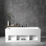 Акриловая ванна Abber 170х80 на каркасе, слив-перелив (AB9339-1.7)