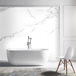 Акриловая ванна Abber 170х75 на каркасе, слив-перелив (AB9316)