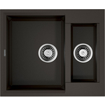 Кухонная мойка Omoikiri Sakaime 60-2-DC темный шоколад (4993912)