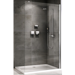 Душевой уголок Abber Immer Offen 120х70 с поддоном, прозрачный, хром (AG61120, ЛП00082)