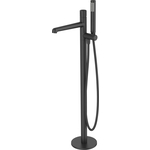 Смеситель для ванны BelBagno Uno напольный, черный (UNO-FMT-NERO)