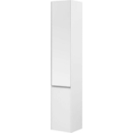 Пенал Aquanet Гласс 35 левый, белый (249946)