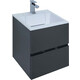 Тумба под раковину Aquanet Алвита 48 серый антрацит (243662)