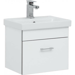 Тумба под раковину Aquanet Верона Moduo Slim 50 белая (246951)