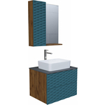 Мебель для ванной Grossman Альба 65х50 подвесная, веллингтон/бриз