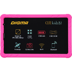 Планшет Digma CITI Kids 81 MT8321 (1.3) 4C RAM2Gb ROM32Gb 8" IPS 1280x800 3G Android 10.0 Go розовый