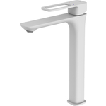 Смеситель для раковины IDDIS Slide высокий, белый матовый (SLIWT01i01)